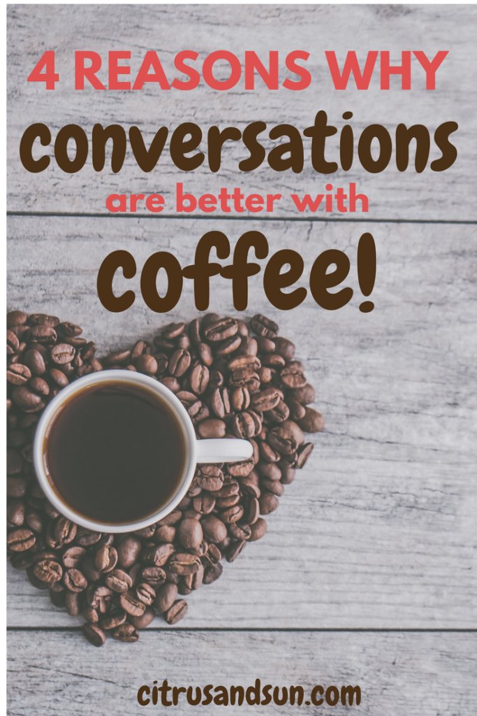 Conversation over coffee