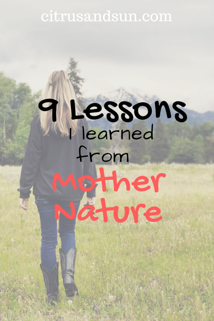 Lessons From Mother Nature