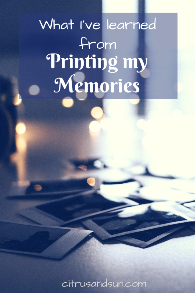 Printing out photographs allows us to experience the image in a different way! In this post I am talking about why I will go back to printing out my memories!
