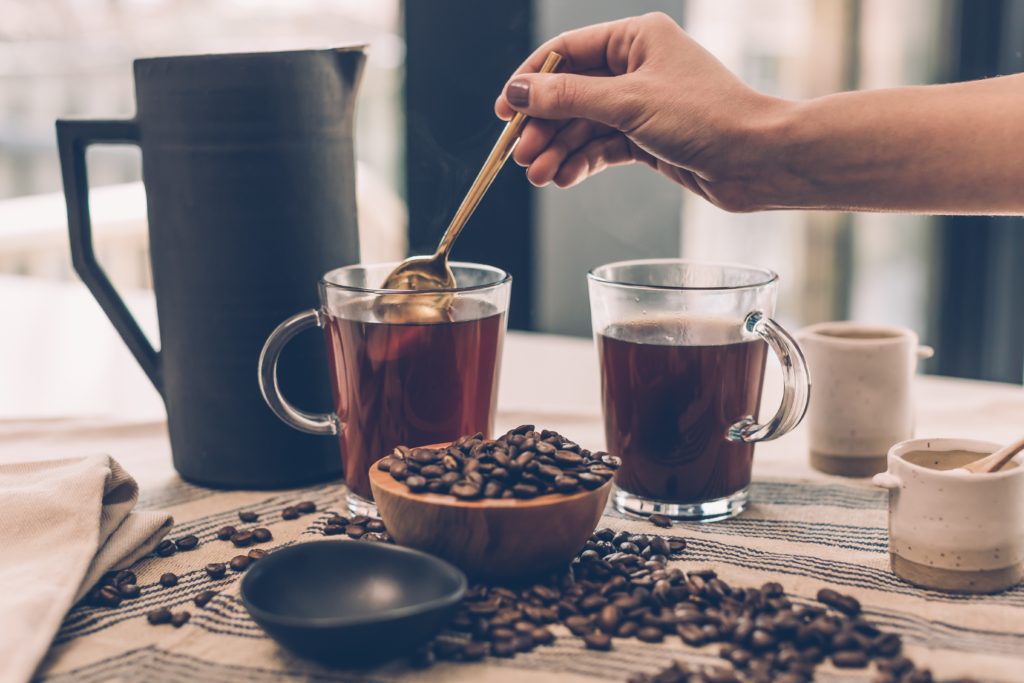 Conversation over coffee